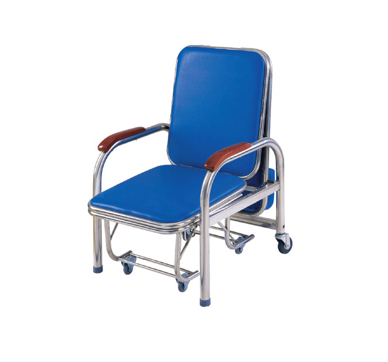 MK-A05 Stainless Steel Attendant Bed Cum Chair