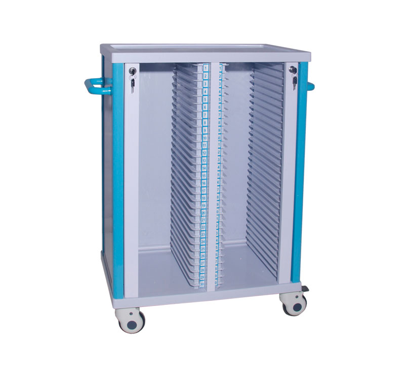 MK-P15A Medical Record Holder Trolley On Wheels