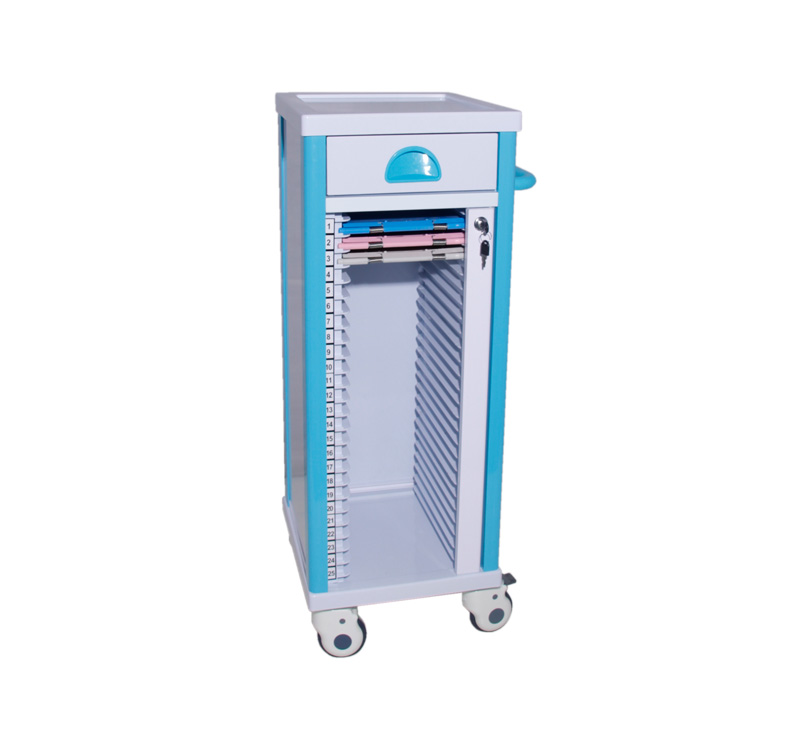 MK-P14A ABS Medical File Trolley With 25 Layers