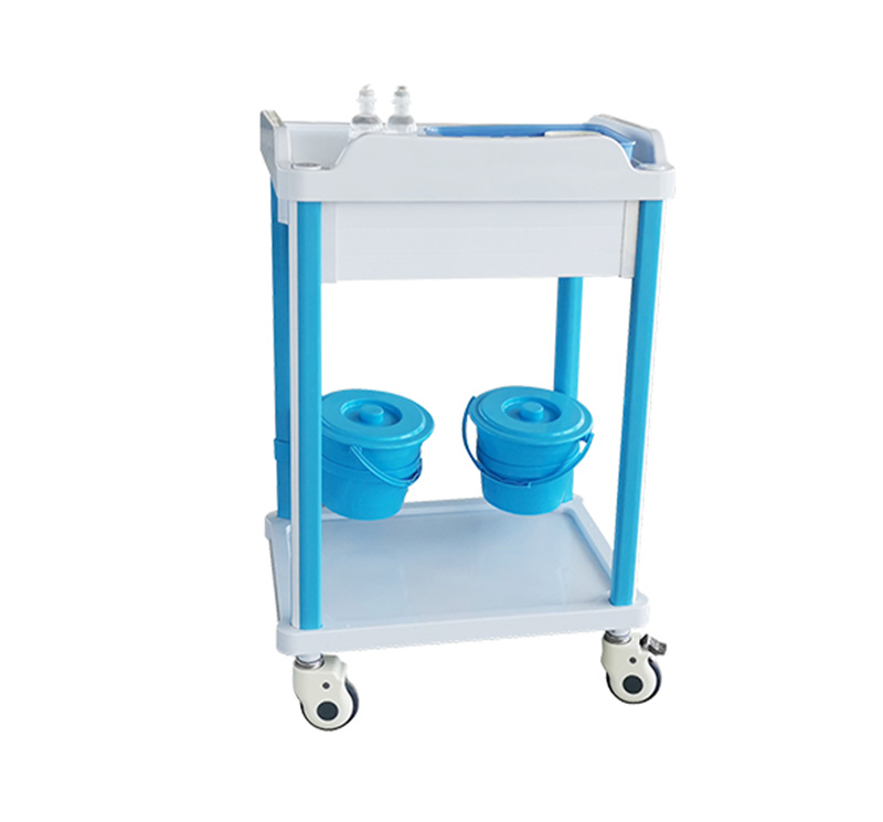 MK-PT06  Mobile ABS Medical Treatment Cart With Drawer