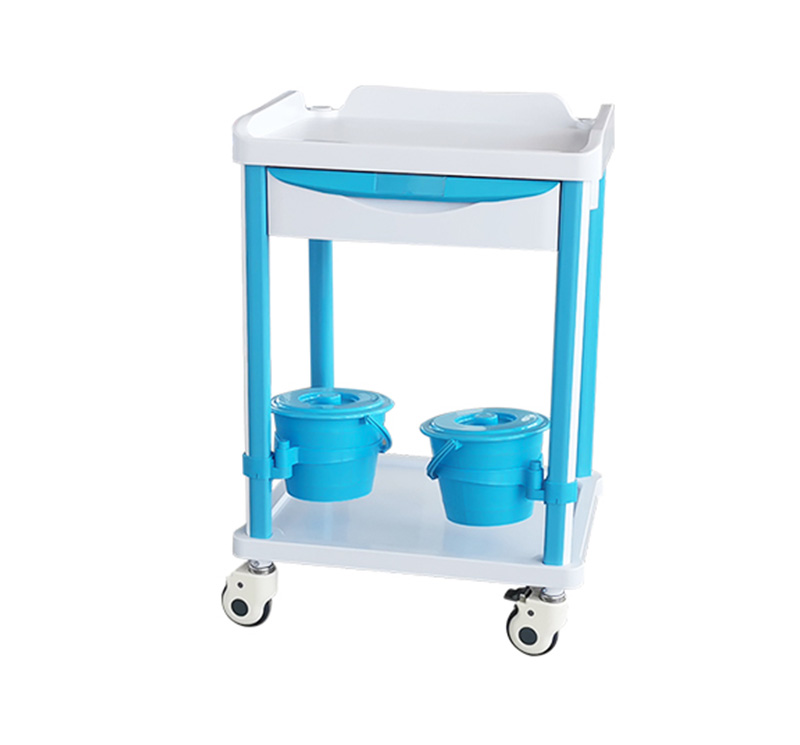 MK-PT06 ABS Medical Treatment Cart With Drawer