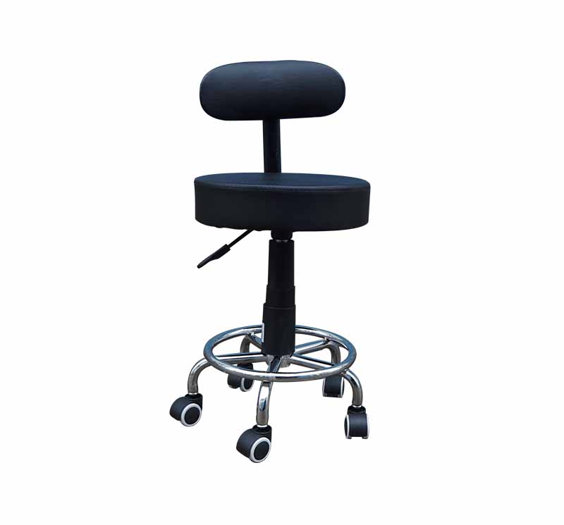 YA-S08 Medical Nurse Chair Doctor Stool With Backrest