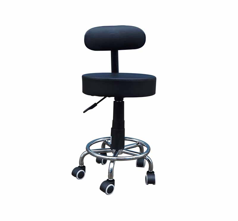 Medical Nurse Chair Doctor Stool With Backrest