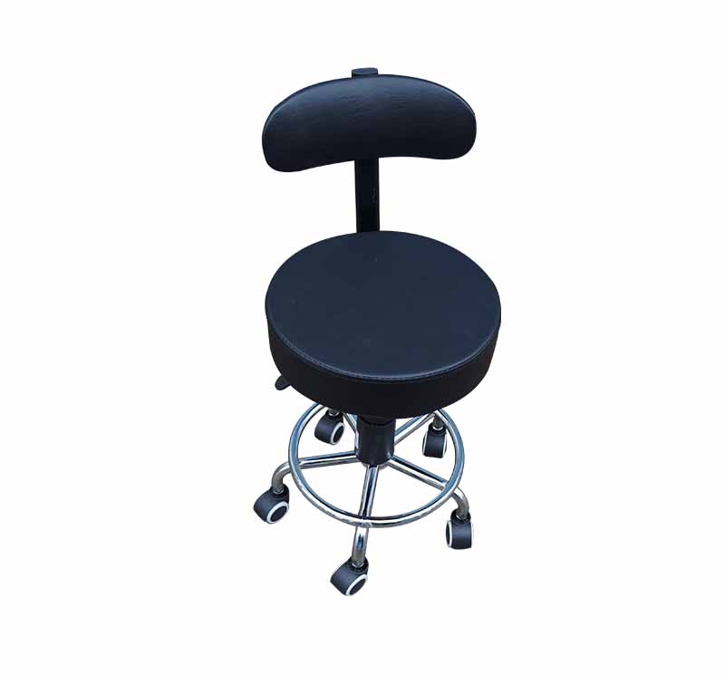 Medical Nurse Chair Doctor Stool With Backrest