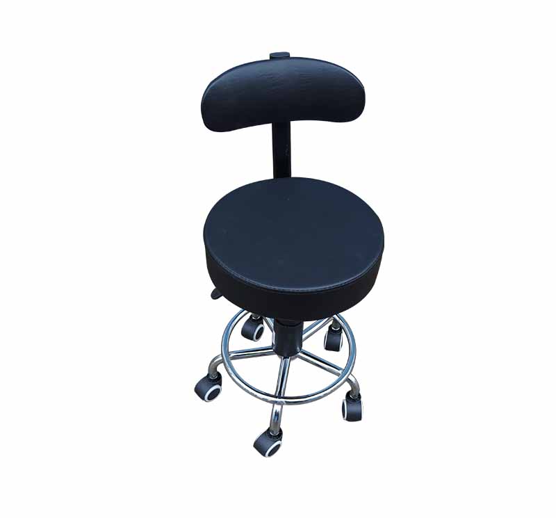 YA-S08 Medical Nurse Chair Doctor Stool With Backrest