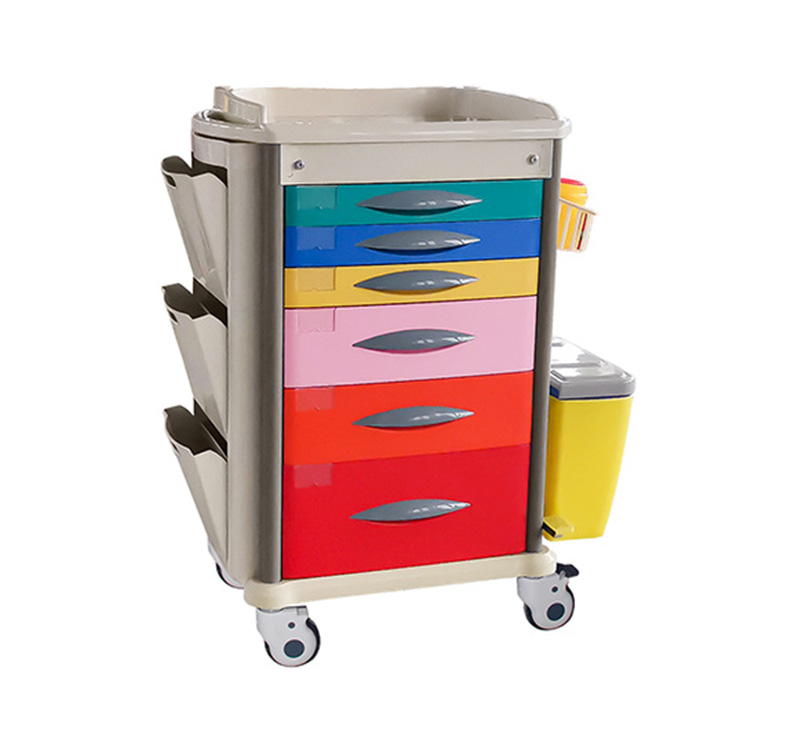 MK-PK01 Pediatric Crash Cart With Color Coding