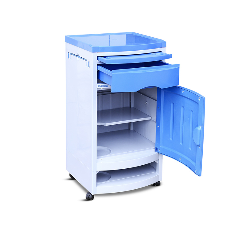 Bedside table with wheels discount