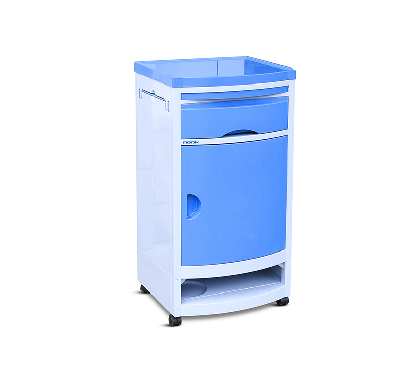 YA-B07 Medical Bedside Cabinet With Wheels