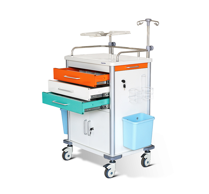 MK-C07 Emergency Room Code Cart With Drawers