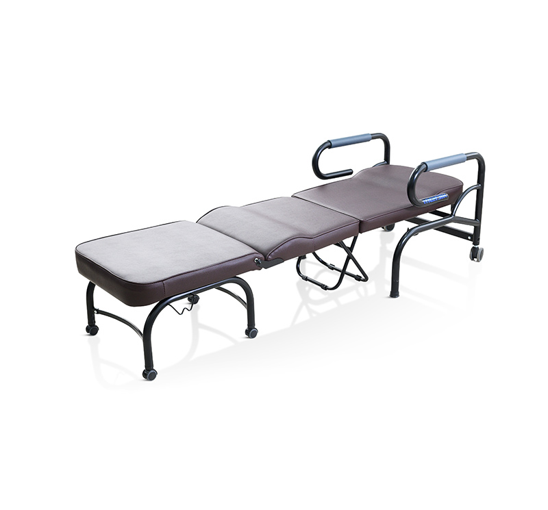 MK-A02 Folding Hospital Chair Bed With Wheels