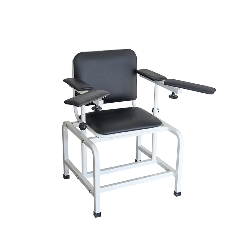 YA-DS-M04B Lab Series Padded Blood Draw Chair with Flip Arm