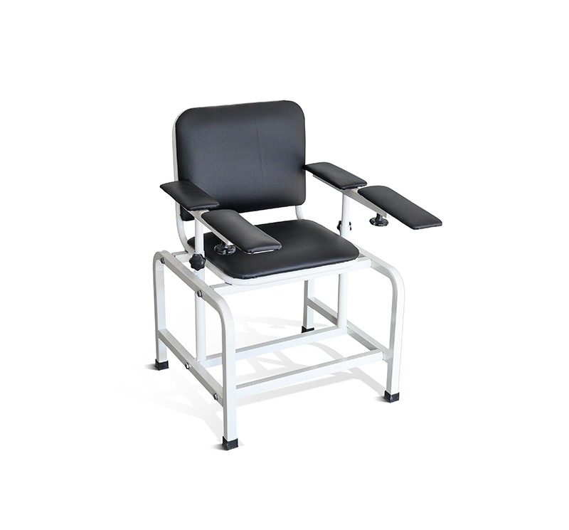 YA-DS-M04B Lab Series Padded Blood Draw Chair with Flip Arm