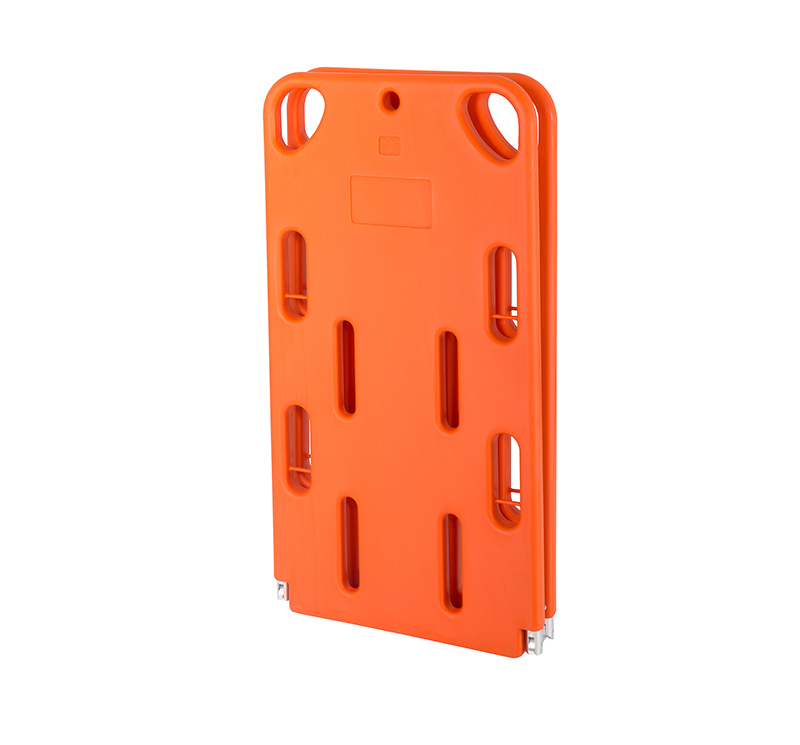 YA-SP07 Orange 2-Fold Plastic Portable Spine Board
