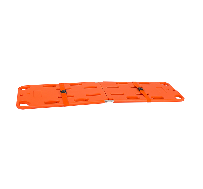 YA-SP07 Orange 2-Fold Plastic Portable Spine Board