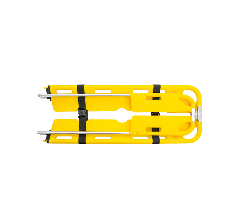 YA-SC03 Lightweight  Plastic Scoop Stretcher Yellow