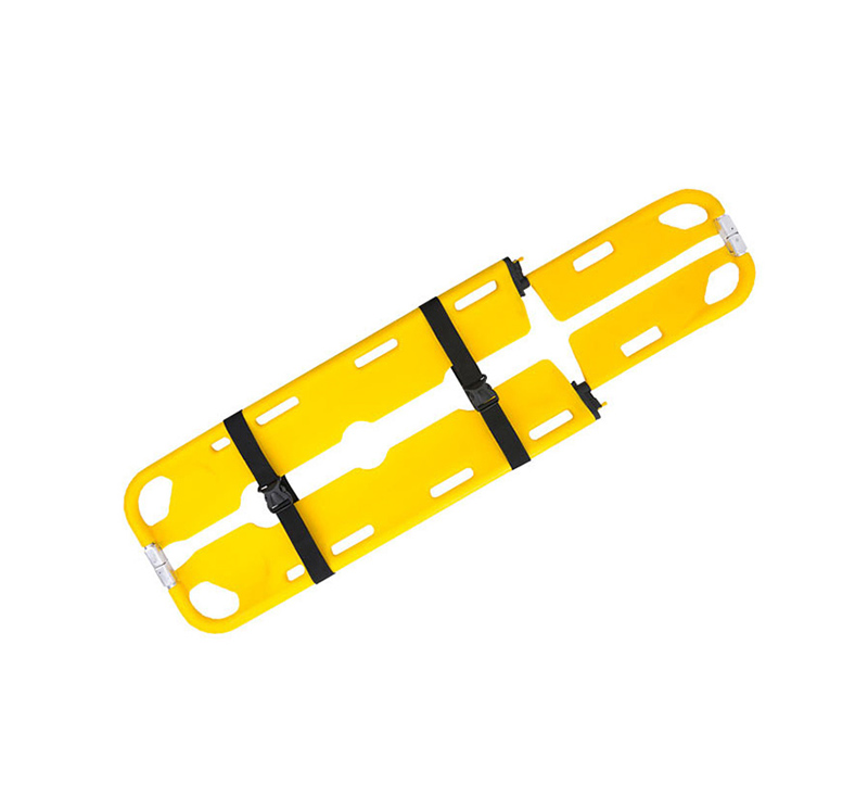 YA-SC03 Lightweight  Plastic Scoop Stretcher Yellow