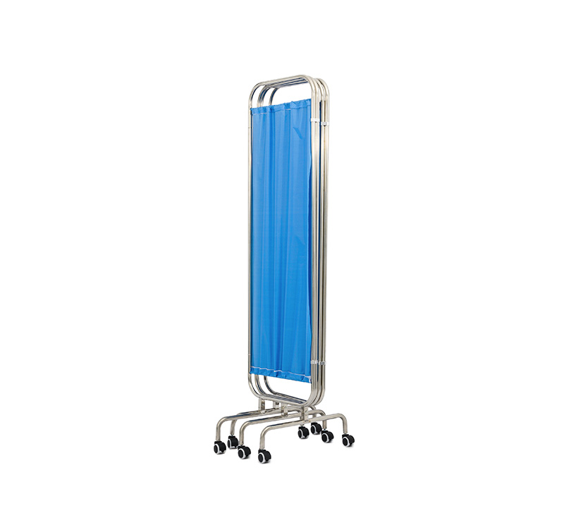 MK-N01 Hospital Folding Stainless Steel 3-Part Ward Screen