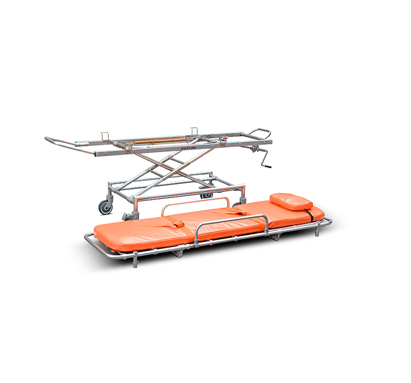 YA-AS09 MRI Non-Magnetic Multi-Level Lift-In Ambulance Stretcher