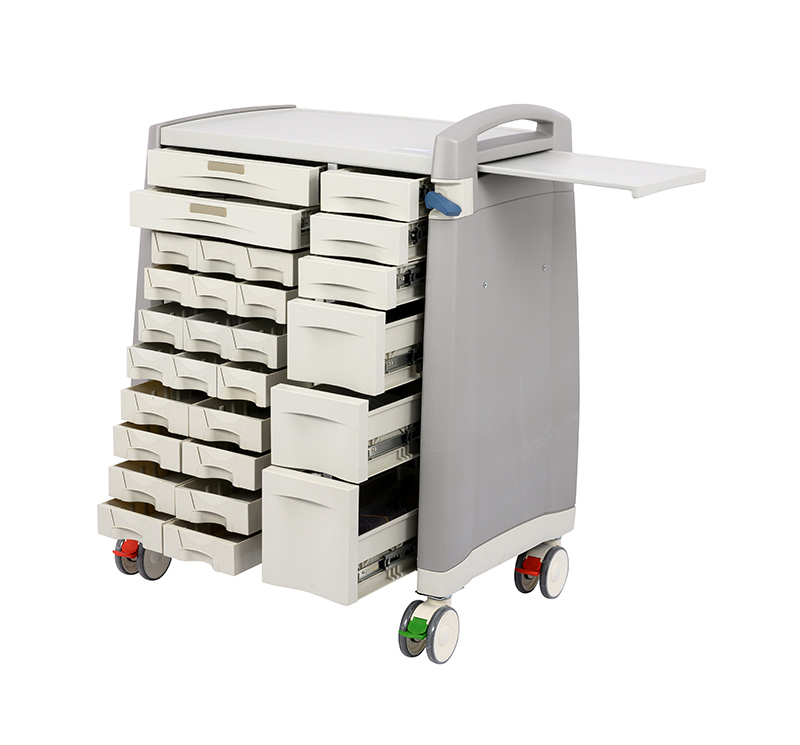 MK-P26 Locking Medication Cart with Bin Cassette