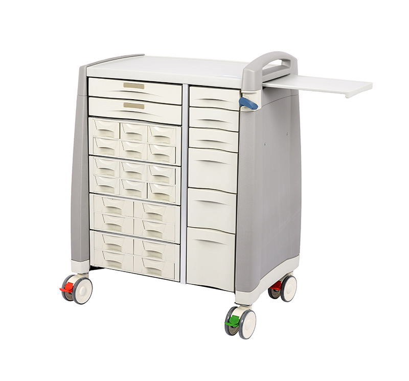 MK-P26 Locking Medication Cart with Bin Cassette