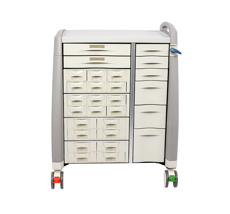 MK-P26 Locking Medication Cart with Bin Cassette