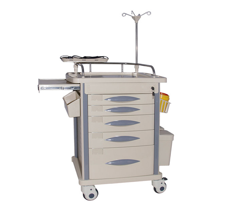MK-P03 Medical Resuscitation Trolley