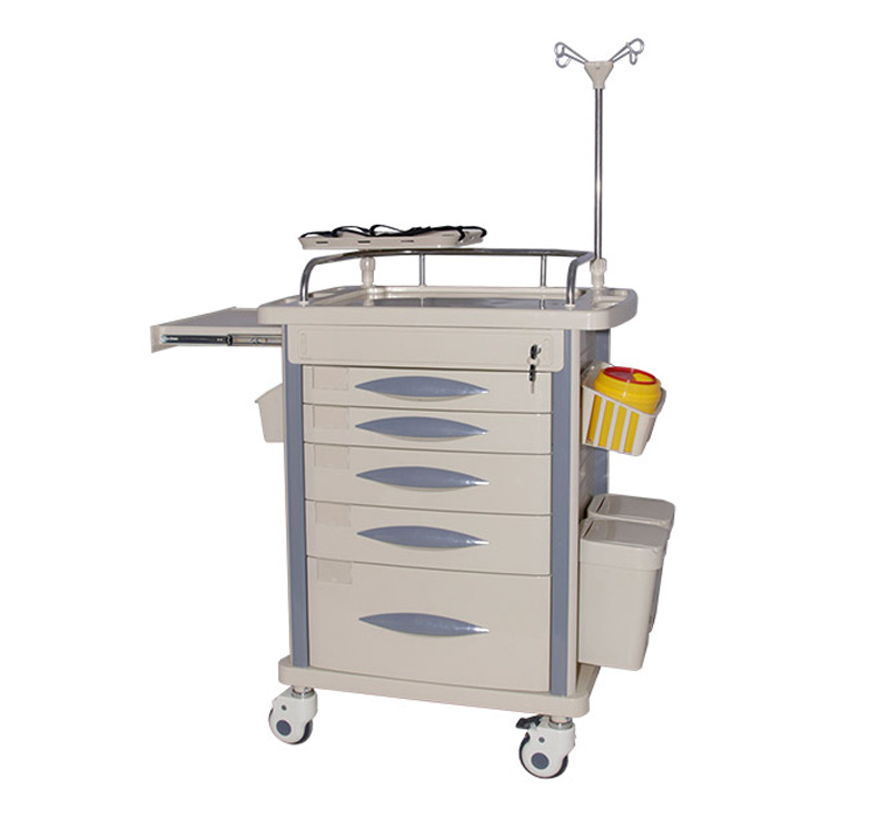 MK-P03 Medical Resuscitation Trolley