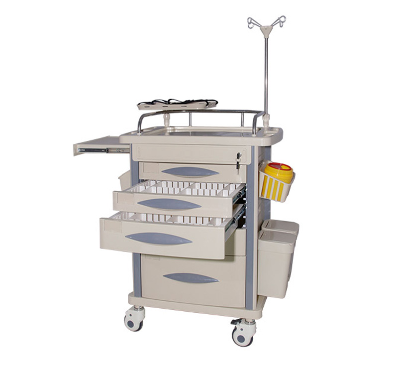 MK-P03 Medical Resuscitation Trolley