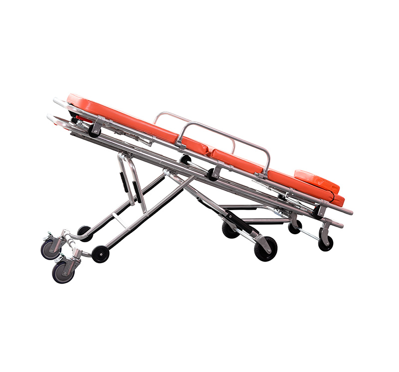 YA-AS08 Folding Emergency Ambulance Stretcher