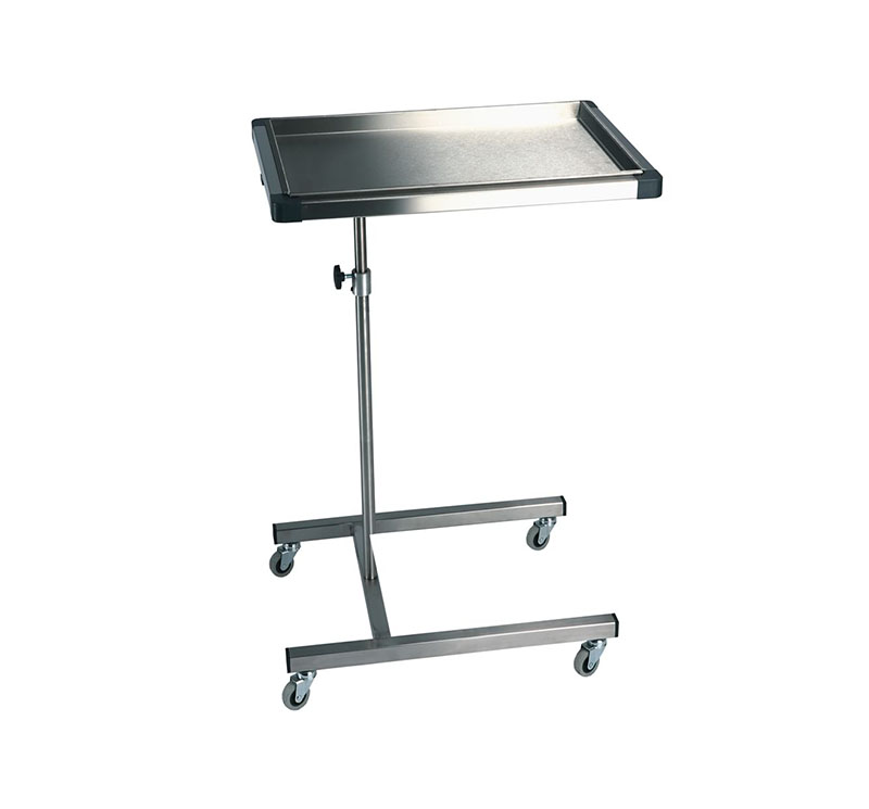 MK-S22 Hospital Instrument Mayo Cart Trolley Stainless Steel