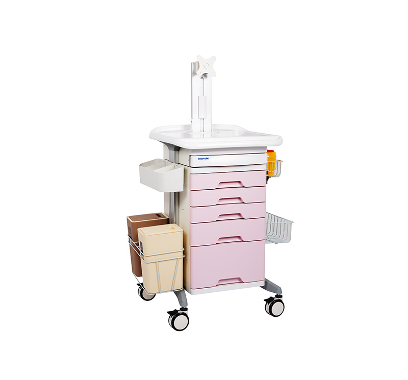 MK-PC07 Medical Computer Cart With Drawers