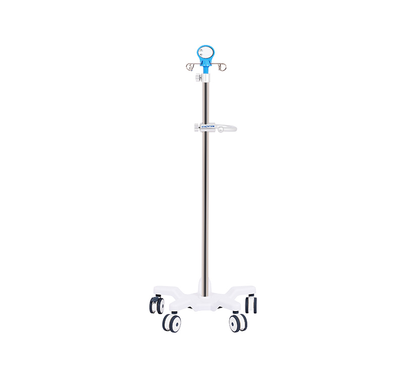 MK-IS12 Stainless Steel Medical IV Stand with Push Handle