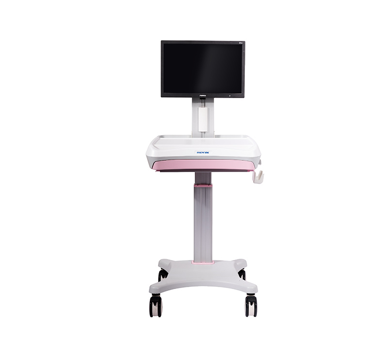 MK-PC08 Height Adjustable Medical Workstation Cart on Wheels