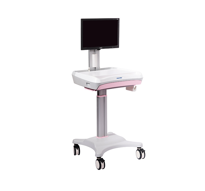 MK-PC08 Height Adjustable Medical Workstation Cart on Wheels