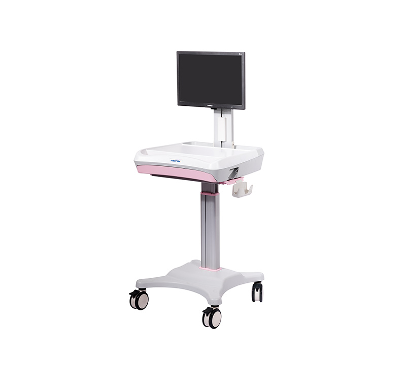 MK-PC08 Height Adjustable Medical Workstation Cart on Wheels