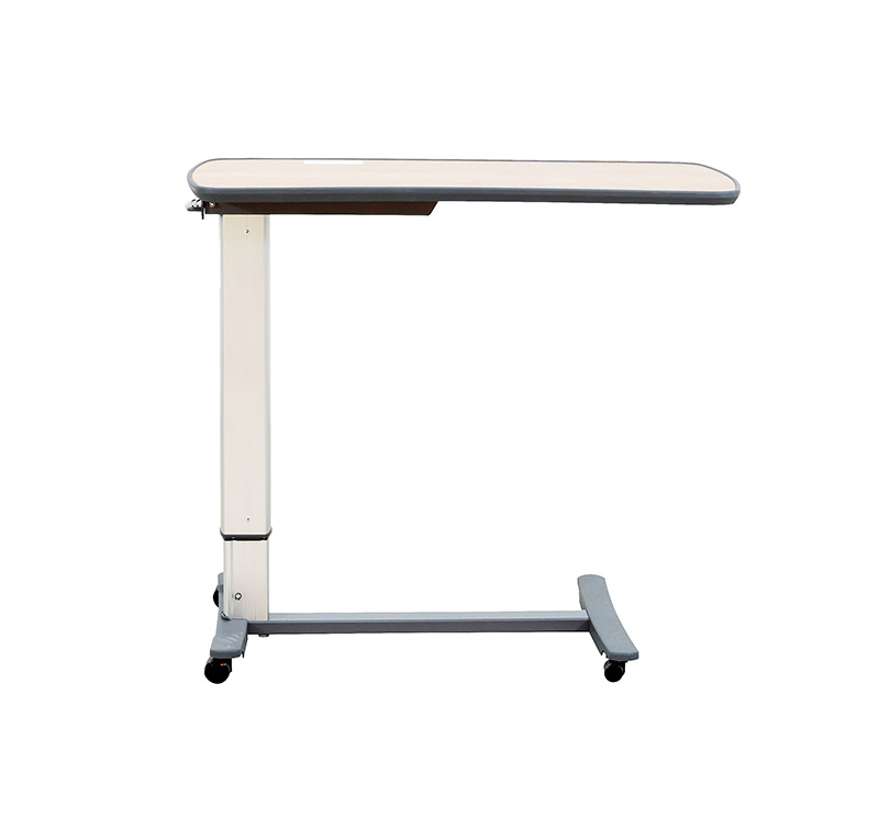 YA-T07 Adjustable Overbed Table with Wheels