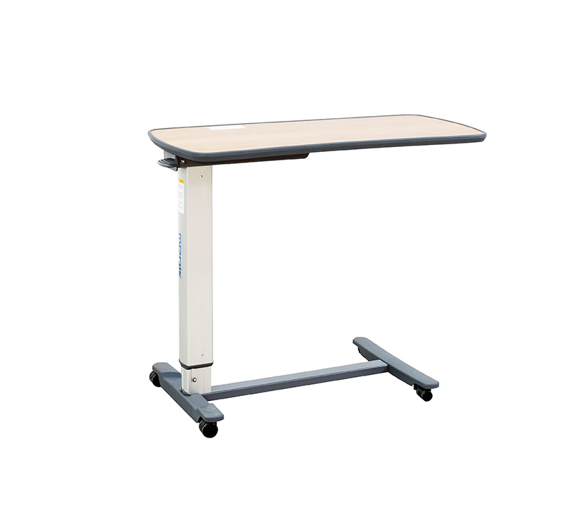 YA-T07 Adjustable Overbed Table with Wheels