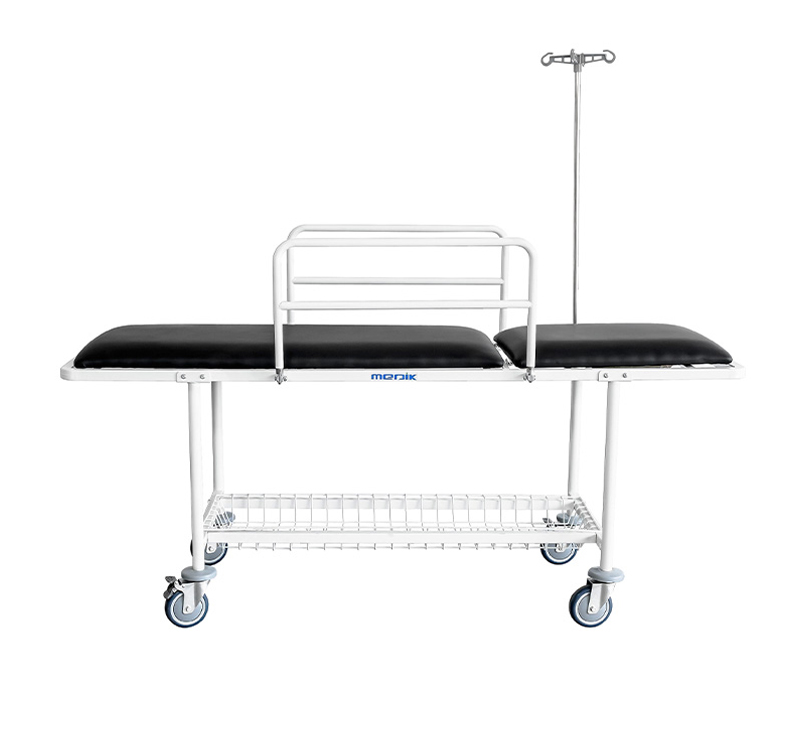 YA-PS10 Metal Frame Patient Trolley Backrest Ajustable