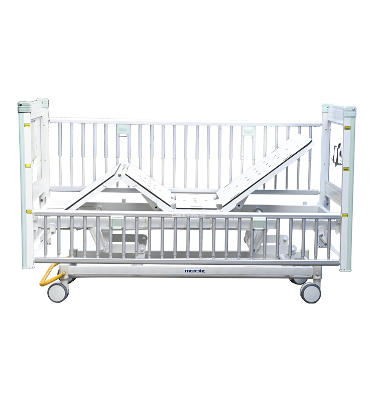 YA-PM3-1 Medical Adjustable Children Bed With Central Brake System